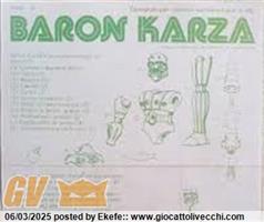 CERCO ISTRUZIONI ORIGINALI BARON KARZA GIG (MICRONAUTI) IN BUONO STATO