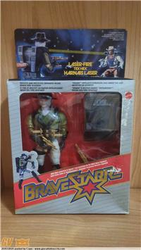 LASER FIRE TEX HEX ACTION FIGURE SERIE BRAVESTARR BRAVESTAR MATTEL FILMATION