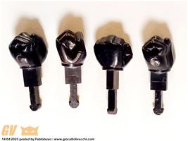4 PUGNI NON IDENTIFICATI 2DX 2SX ORIGINALI