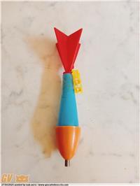 MISSILE ANNI 70 VINTAGE RAZZO CON PIOMBINI MADE IN ITALY