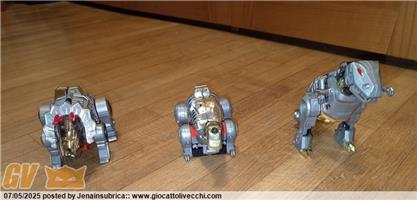 LOTTO 3 DINOBOT TRASFORMERS G1 GIG HASBRO 1984 BRONTO SLUDGE - GRIMLOCK - SLUG