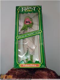 RARISSIMA ACTION FIGURE KERMIT DELLA SERIE TV MUPPET SHOW ANNI 70-80 CIRCA 40.CM FIHER PRICE 