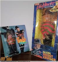 FREDDY KRUGER A NIGHTMARE ON ELM STREET ANNI 80 DELLA LJN TOYS MADE IN USA MATCHBOX TALKING FREDDY KUEGER ON EL STREET ANNI 80 ACTION FIGURE OLTRE 45