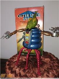 OUTER SPACE SPIDER ASTRONAUT LANDING FUNCTION SUPER WALKING ACTON BATTERY OPERATED ANNI 70-80