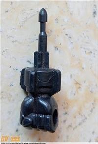 PUGNO DESTRO NERO PER ROBOT TAROCCHI TIPO TONGA, DRAKKAR ETC