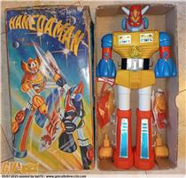 HANEDAMAN COMBATTLER MINI JUMBO MACHINDER 35 CM. CEPPIRATTI ITALY 1980 MIB