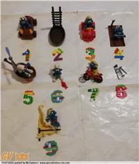 LOTTO ACCESSORI PUFFI SUPER PUFFO