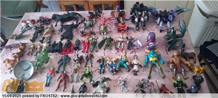 GRANDE LOTTO ACTION FIGURES ANNI 80 90 00 FILM E CARTONI ANIMATI