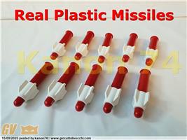 MISSILI REPRO IN VERA PLASTICA PER I ROBOT JUMBO MACHINDER SHOGUN WARRIOR MATTEL