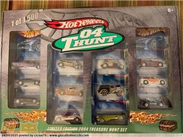 HOT WHEELS TREASURE HUNT SET 2004!MISB! 