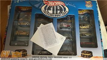 HOT WHEELS TREASURE HUNT SET 2003!MISB! 