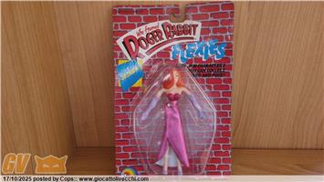 FLEXI JESSICA RABBIT LJN CHI HA INCASTRATO ROGER RABBIT 1988 NUOVO E RARO 
