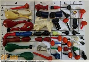 RICAMBI, ARMI, MISSILI, PUGNI ORIGINALI 