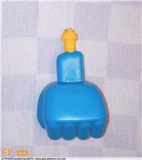 PUGNO SINISTRO PER ASTROROBOT O PEGAS MINI-JUMBO ANNI 80