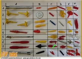 RICAMBI ORIGINALI, ARMI, MISSILI, PUGNI, ECC. 