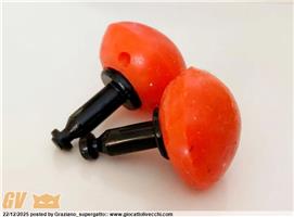 COPPIA DI MISSILI MICRONAUTI ORIGINALI 1977 EMPEROR FORCE COMMANDER OBERON