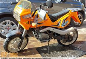 DESERT TENERÈ PEG PEREGO VINTAGE ANNI 80 MOTO ELETTRICA