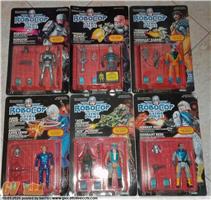 KENNER ROBOCOP ULTRA POLICE SERIE 1 (1988) SET COMPLETO 10 FIGURES NEAR MINT ON CARDS