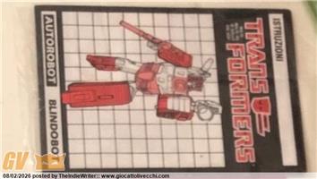 TRANSFORMERS BLINDOBOT ISTRUZIONI GIG
