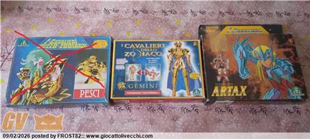 CAVALIERI DELLO ZODIACO ARTAX SCATOLA TEMPIO 1989 E GEMINI 00