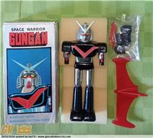 GUNGAN / MAZINGA SPACE WARRIOR TRANS-JETS, 15 CM., TAIWAN 1978 MIB CEPPIRATTI