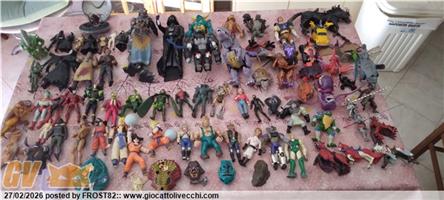 ACTION FIGURES CARTONI FILM E VARIE ANNI 80 90 00