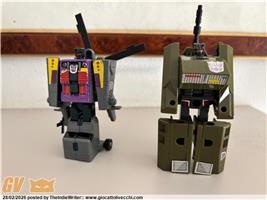 LOTTO MEZZI TRANSFORMERS BRUTICUS VORTEX E BRAWL
