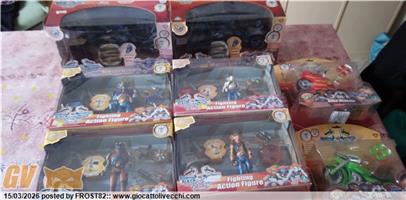 ACTION FIGURES BIKER MICE DA MARTE FONDO DI MAGAZZINO SIGILLATI