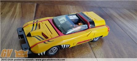 TIGER HURRICANE TIGER MASK MACCHINA UOMO TIGRE POPY TRASFORMABILE JAPAN ANNI 80