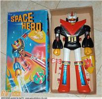 MAZINGER MINI JUMBO MACHINDER 35 CM. SMC ITALY 1980 MIB RARO & COMPLETO !