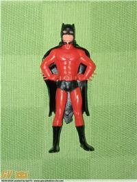 RED BATMAN 1978 RES PLASTIC ITALY FIGURE KINDER SURPRISE NR. MINT RARO