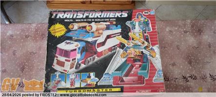 TRANSFORMER TURBOMASTER URAGAN G1 1992 FONDO MAGAZZINO