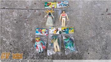 JEEG ROBOT D`ACCIAIO PERSONAGGI NEMICI COMPLETI NO TAKARA