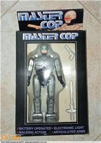MASTER COP ROBOCOP KARART TOY BOOTLEG BATTERY OPERATED CHINA K.O. 15 CM 1990 MIB