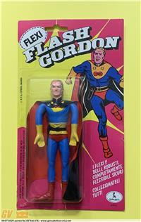 FLEXI FLASH GORDON CEPPIRATTI ACTION FIGURE VINTAGE BLISTER MOC