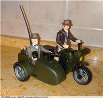 INDIANA JONES LAST CRUSADE SIDECAR IN SEALED BAG, UNPLAYED FOR KENNER FIGURES !