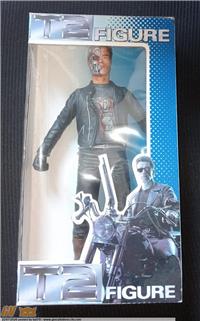 TERMINATOR VINYL 27 CM. FIGURE WITH LED LIGHT 1991 MINT IN BOX ! RARE !!!
