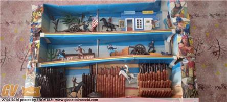 SOLDATINI DULCOP PLAYSET INDIANI ED COWBOY