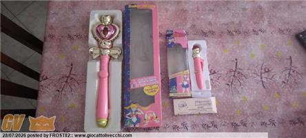 SAILOR MOON GRANDE SCETTRO LUNARE PIU PENNA LUNARE