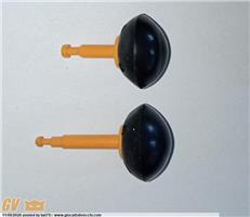 LOTTO 2 MISSILI TRANSFORMERS G1 PARTS - DIACLONE TAKARA GIG ITALY RUBBER MISSILES