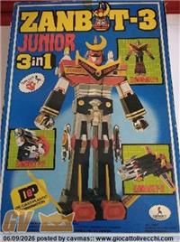 ZANBOT 3 JUNIOR 3IN1 CEPPIRATTI 1980 PRINTED IN HONK KONG MADE IN MACAU