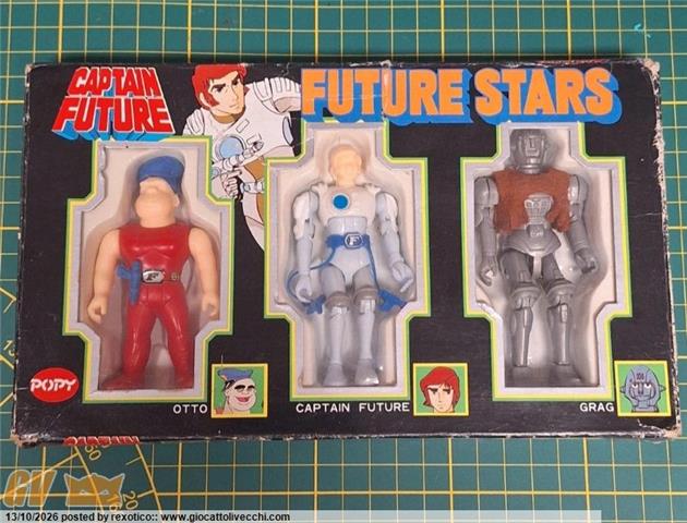 CAPITAN FUTURO THREE HEROES IN SCATOLA TEDESCA