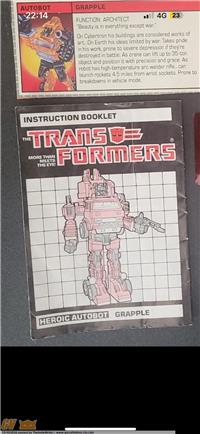 ISTRUZIONI TRANSFORMERS GANCIO GIG