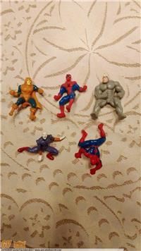 PERSONAGGI SPIDERMAN DELLE PATATINE SAN CARLO-SERIE COMPLETA