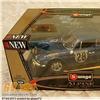 MACCHINA BURAGO MADE IN ITALY ALPINE A110 1600S RALLY MONTE CARLO 1971 COD. 3301, GOLD COLLECTION 1/ 16, MIB, NUOVA, FONDO DI MAGAZZINO